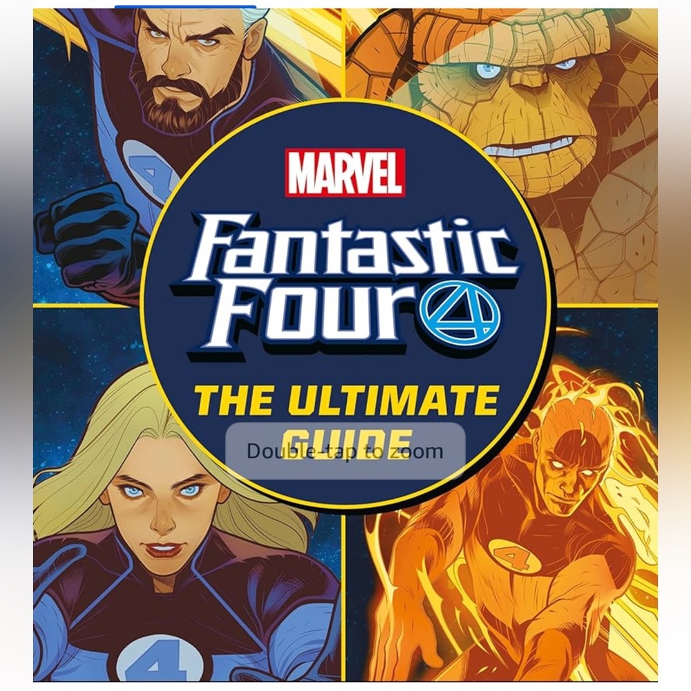 Marvel Fantastic Four Guide with Blue and Orange Cover New